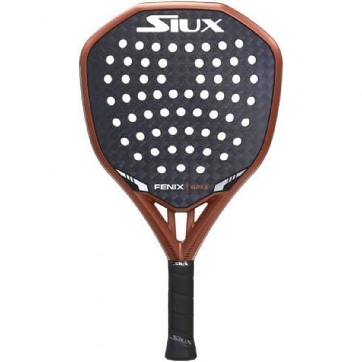 Raquette de Padel Siux Fenix Elite 5 2025 Orange Fibre de Carbone