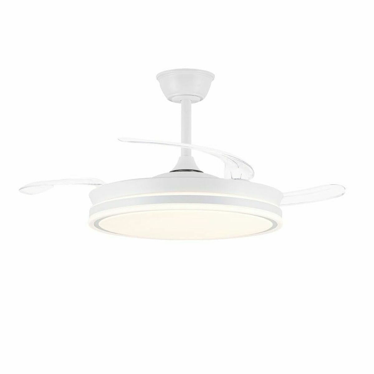 Ventilateur de Plafond CristalRecord EVO RETRAC Transparent 72 W