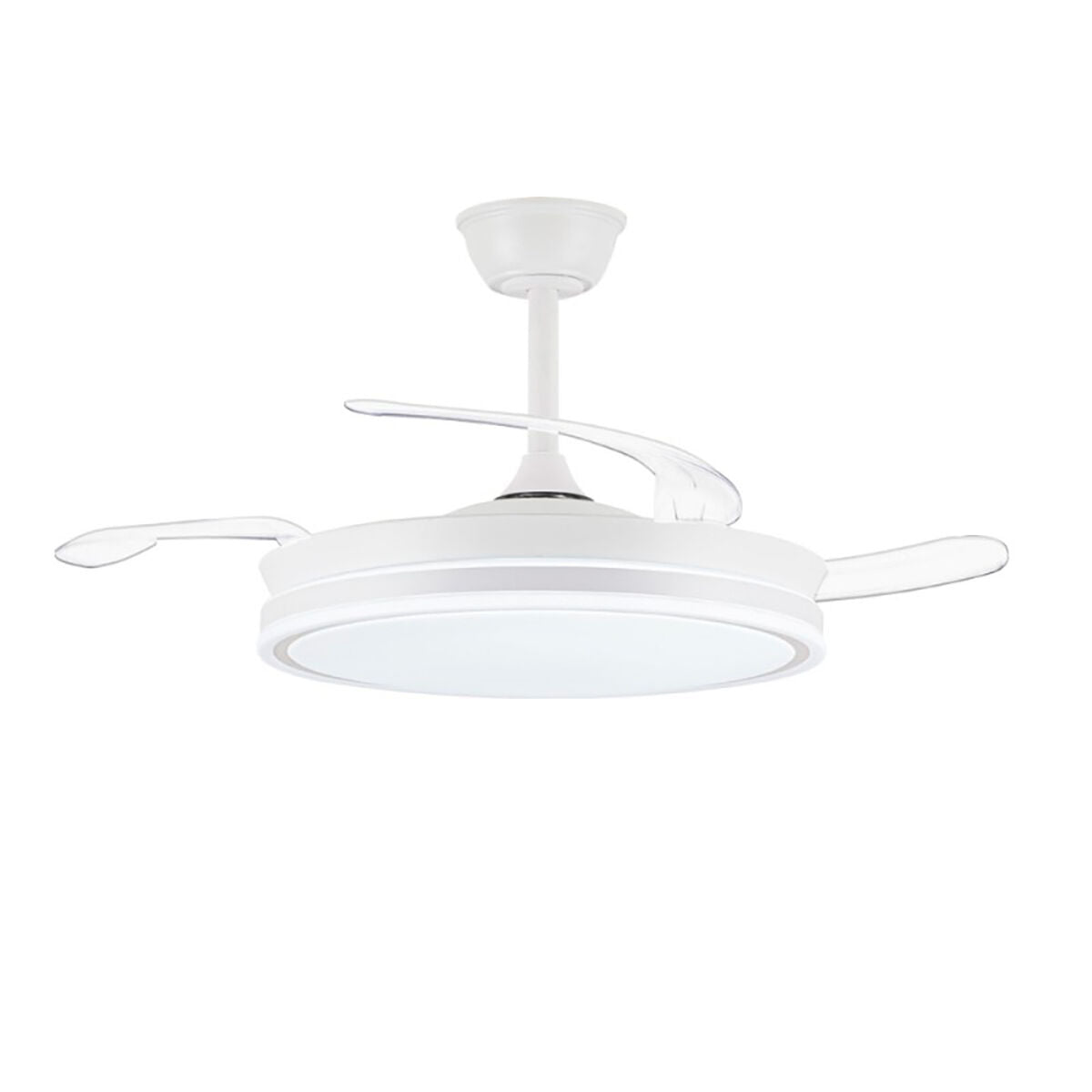 Ventilateur de Plafond CristalRecord EVO RETRAC Transparent 72 W