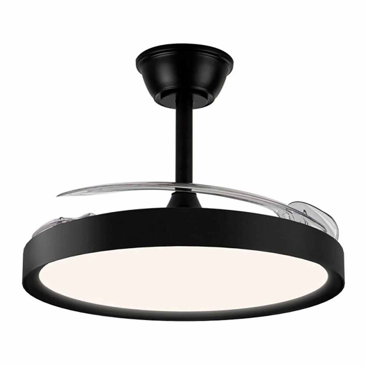 Ventilateur de Plafond avec Lumière CristalRecord Noir 43 W (3000 K) (4000 K)