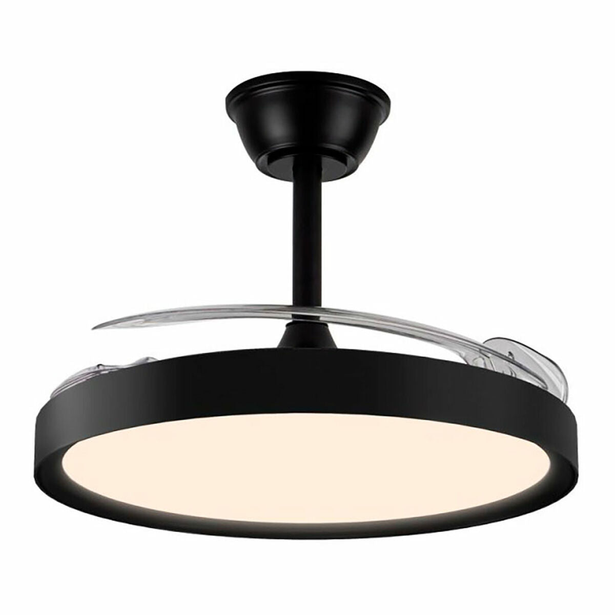 Ventilateur de Plafond avec Lumière CristalRecord Noir 43 W (3000 K) (4000 K)