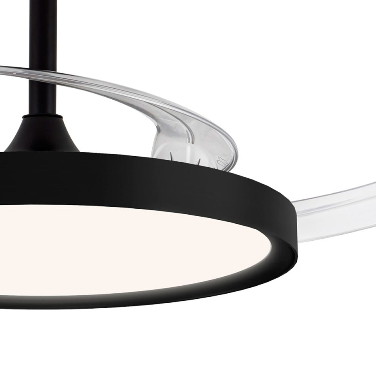 Ventilateur de Plafond avec Lumière CristalRecord Noir 43 W (3000 K) (4000 K)