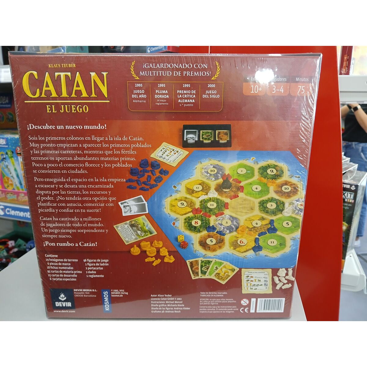 Jeu de société Catan Junior Devir BGCATAN (ES)