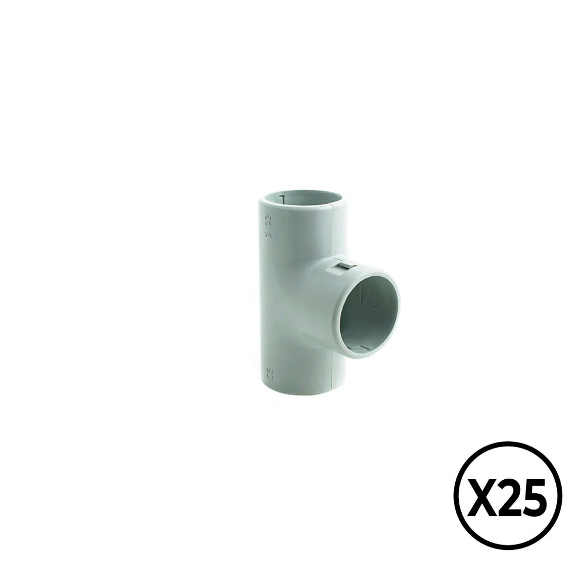 durite Tupersa PVC Forme en T Ø 20 mm (25 Unités)