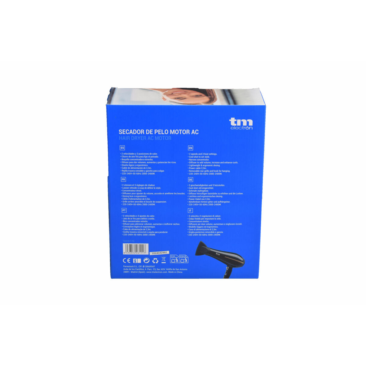 Sèche-cheveux TM Electron 2400 W