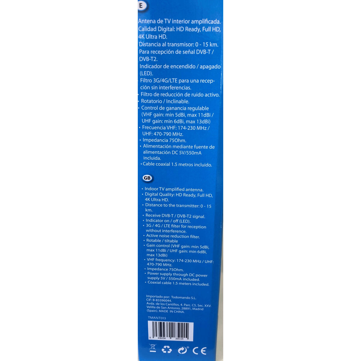 Antenne TV TM Electron UHF, VHF