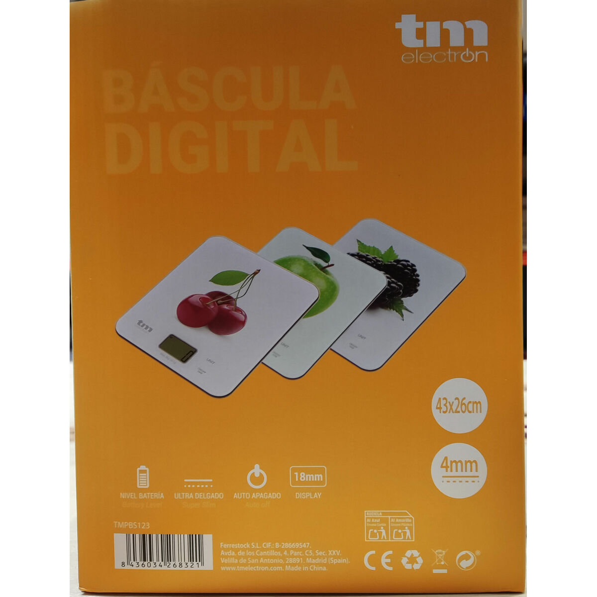 balance de cuisine TM Electron