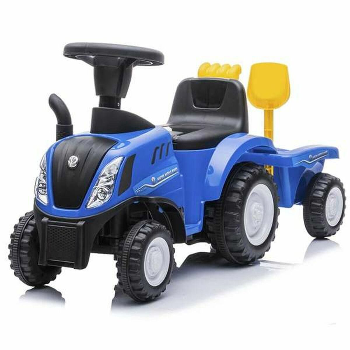 Tracteur à pédale New Holland Ride ON Bleu 91 x 44 x 29 cm