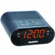 Radio-réveil Daewoo Noir