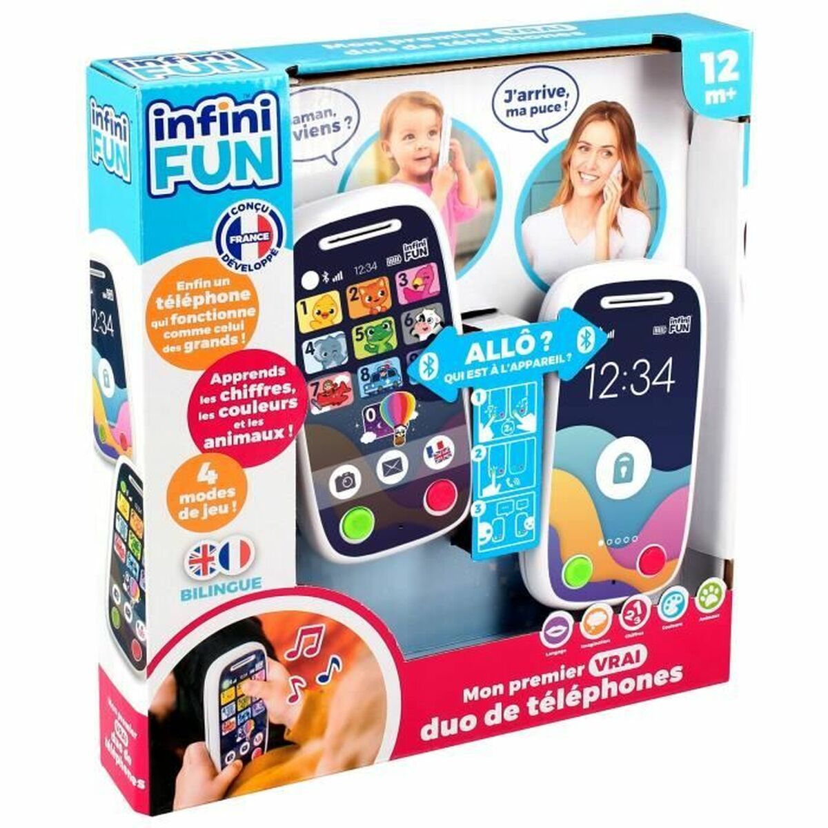 Jouet Educatif My 1st Duo of Phones 2 Pièces