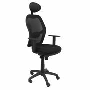 Chaise de Bureau avec Appui-tête Jorquera Piqueras y Crespo 15SNBALI840C Noir