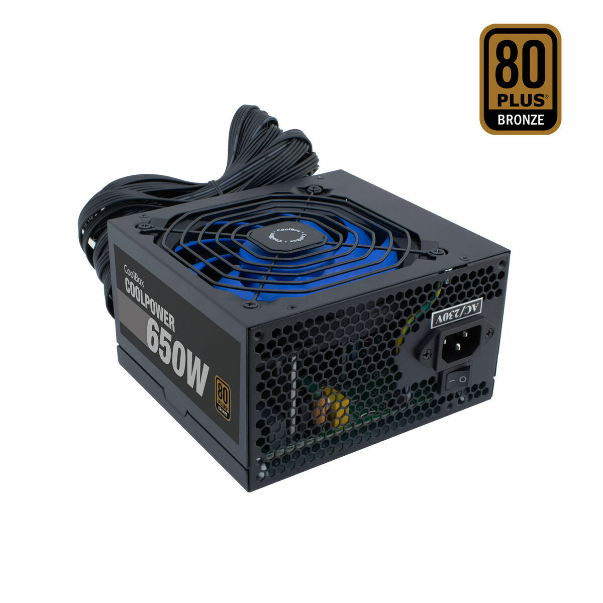Bloc d’Alimentation CoolBox COO-FACPO-650 650 W 80 Plus Bronze