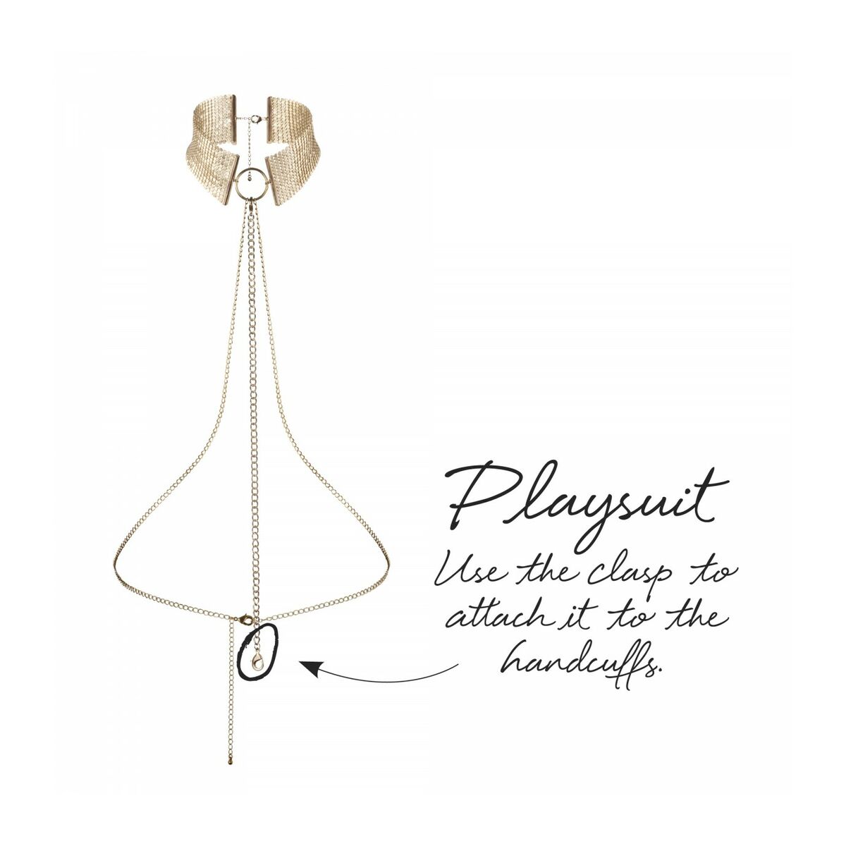 Desir Collier Métallique Or Bijoux Indiscrets 145