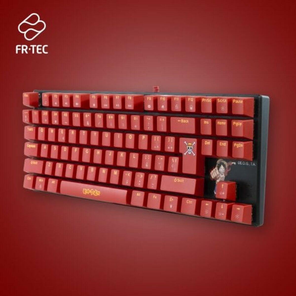 clavier et souris FR-TEC OP4001 QWERTY Bordeaux