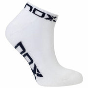Socquettes de Sport Nox Logo Blanc (35-39)