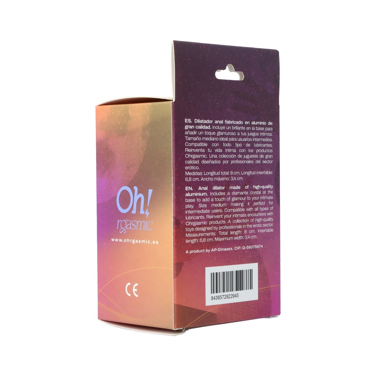 Plug Anal Oh!rgasmic Argenté