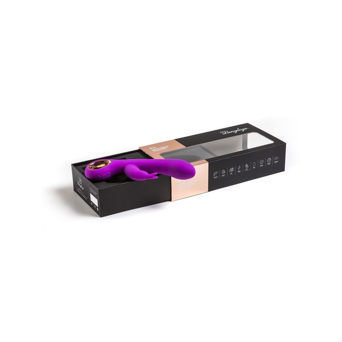 Vibrateur G-Spot Langloys Rose 19 x 2,8 cm