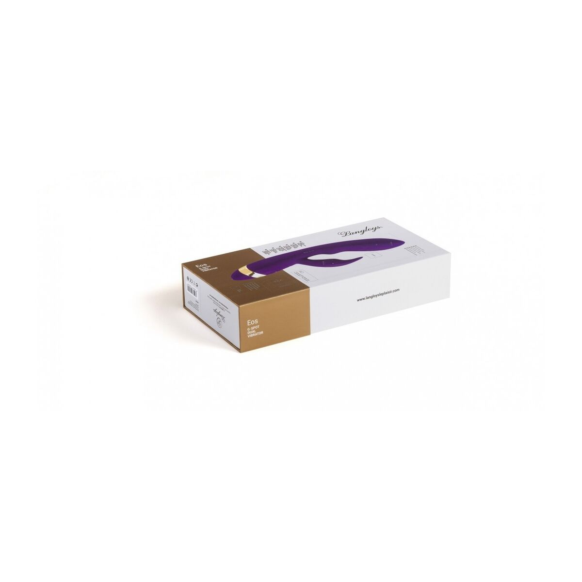 Vibrateur G-Spot Langloys Violet 23,1 x 4 cm