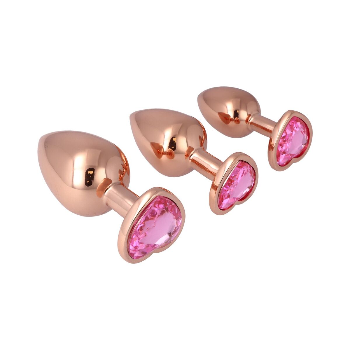 Plug Anal Pick&Love Nº 14 Doré 3 Pièces (8,3 cm) (9,5 cm) (7,6 cm)