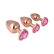 Plug Anal Pick&Love Nº 14 Doré 3 Pièces (8,3 cm) (9,5 cm) (7,6 cm)