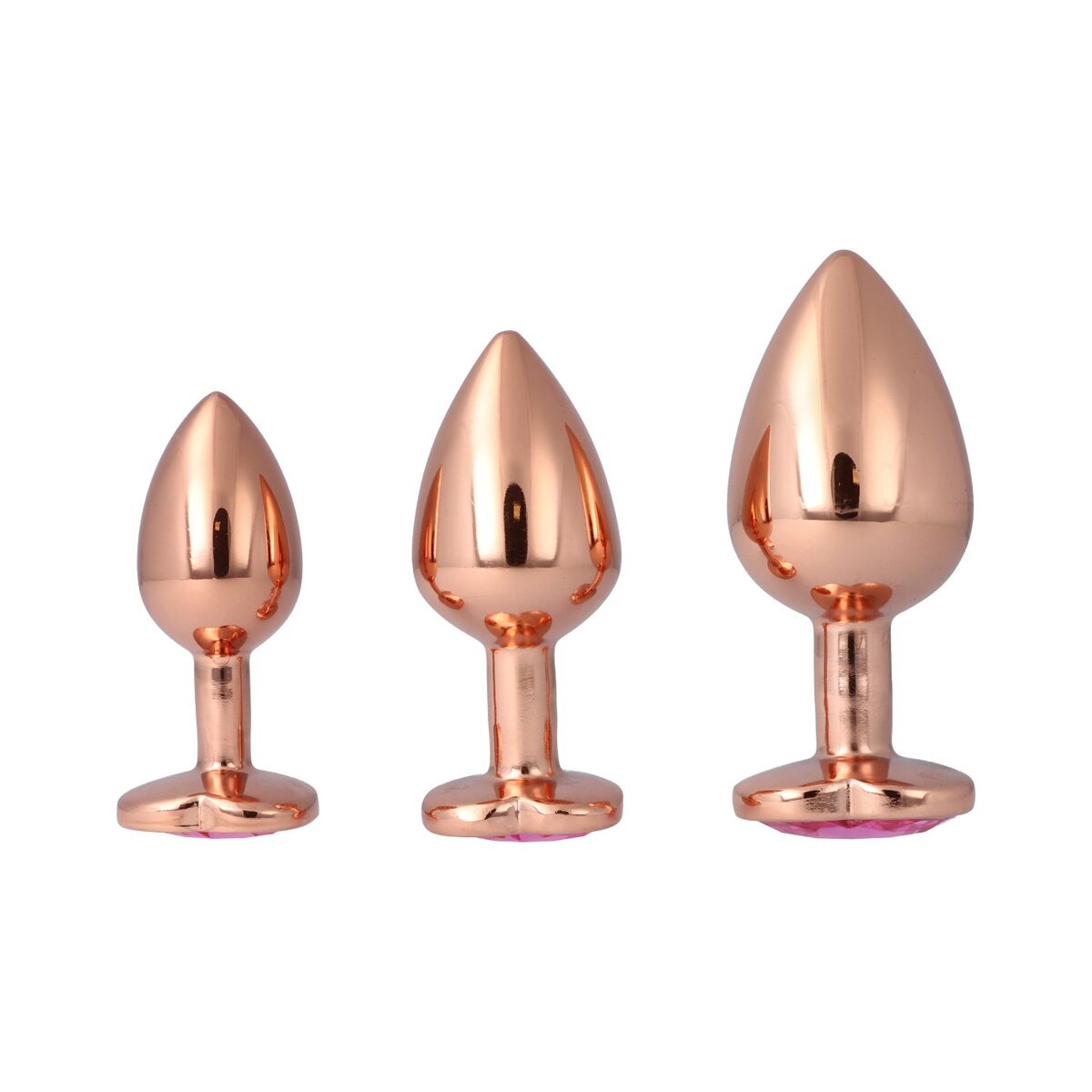 Plug Anal Pick&Love Nº 14 Doré 3 Pièces (8,3 cm) (9,5 cm) (7,6 cm)