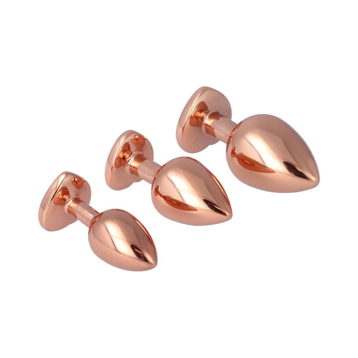 Plug Anal Pick&Love Nº 14 Doré 3 Pièces (8,3 cm) (9,5 cm) (7,6 cm)