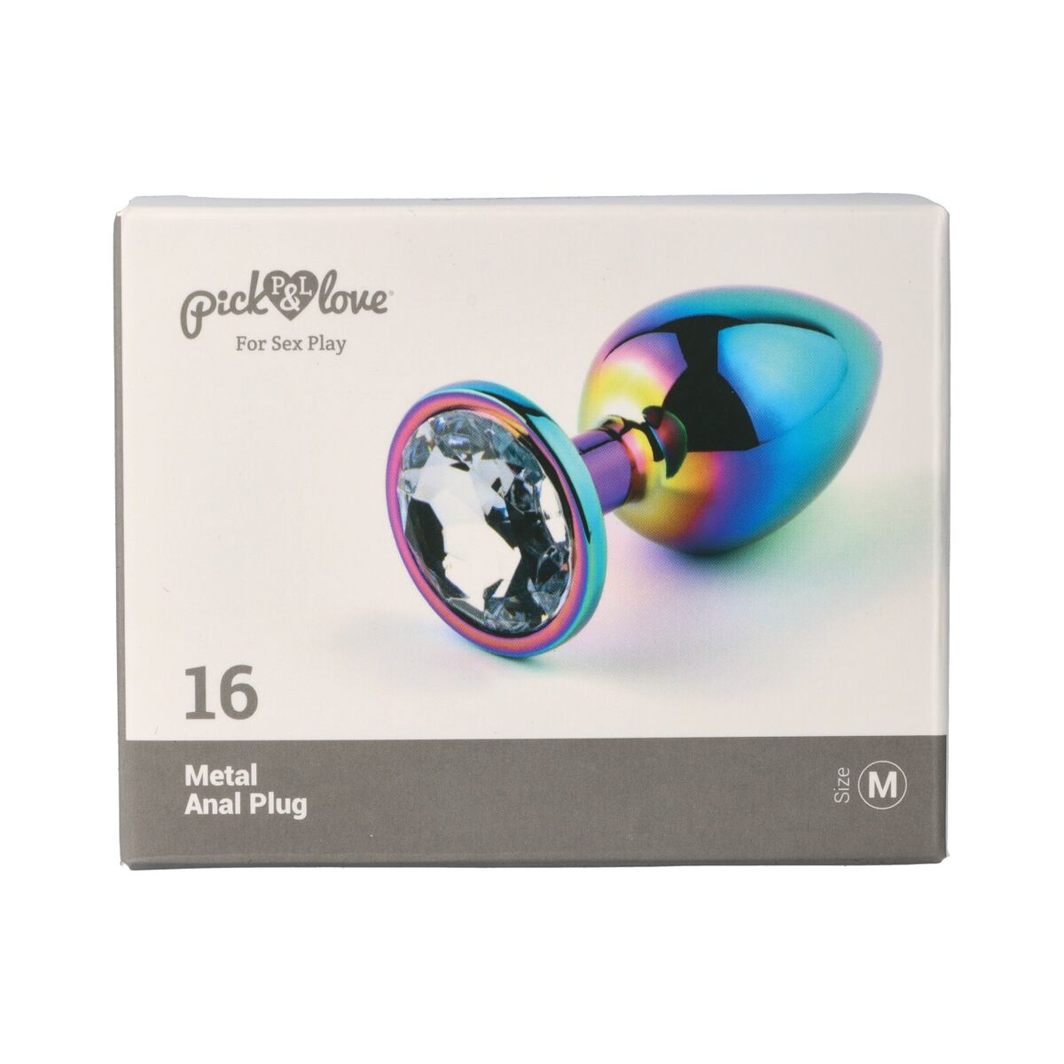 Plug Anal Pick&Love Nº 16 Multicouleur (8,3 cm)