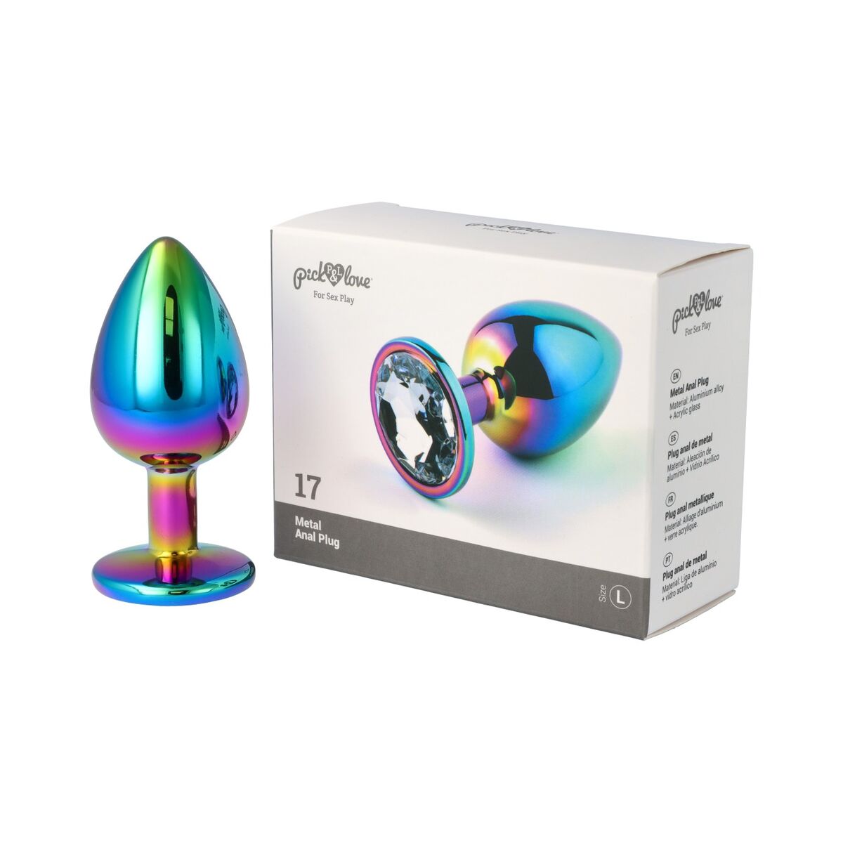 Plug Anal Pick&Love Nº 17 Multicouleur