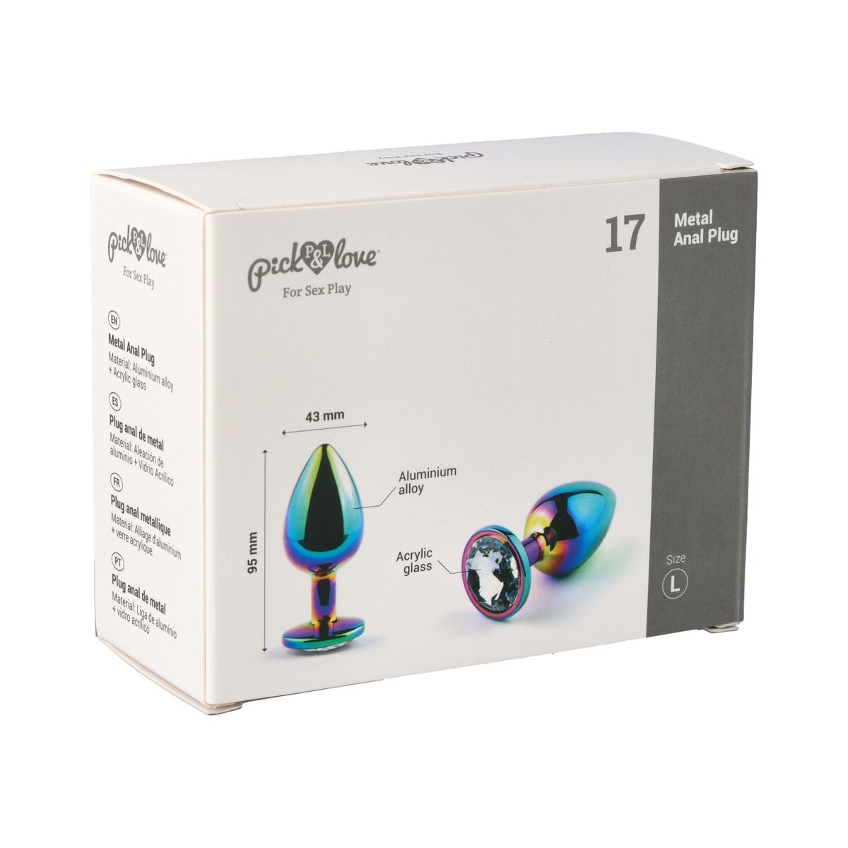 Plug Anal Pick&Love Nº 17 Multicouleur