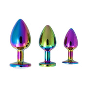 Plug Anal Pick&Love Nº 18 Multicouleur 3 Pièces (8,3 cm) (9,5 cm) (7,6 cm)