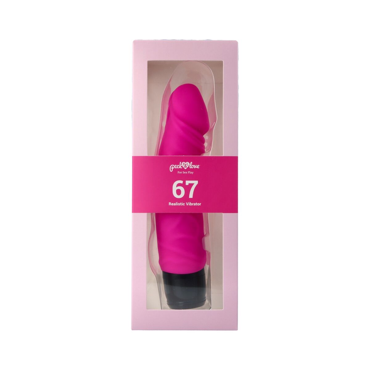 Gode réaliste Pick&Love Nº 67 Silicone Rose