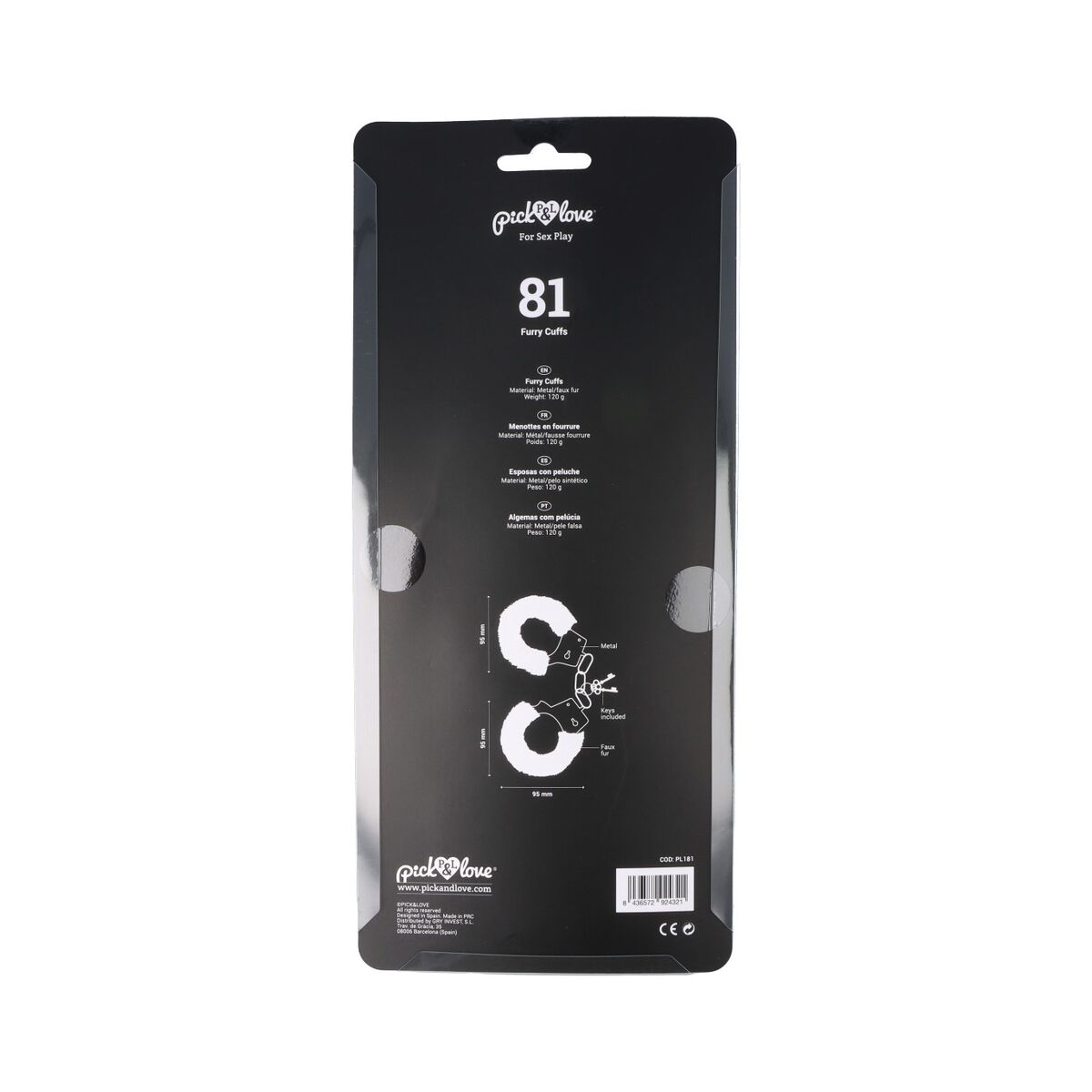 Menottes Pick&Love Noir