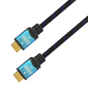 Câble HDMI Aisens A120-0356 1 m Noir/Bleu 4K Ultra HD
