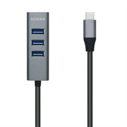 Hub USB Aisens A109-0508 Gris