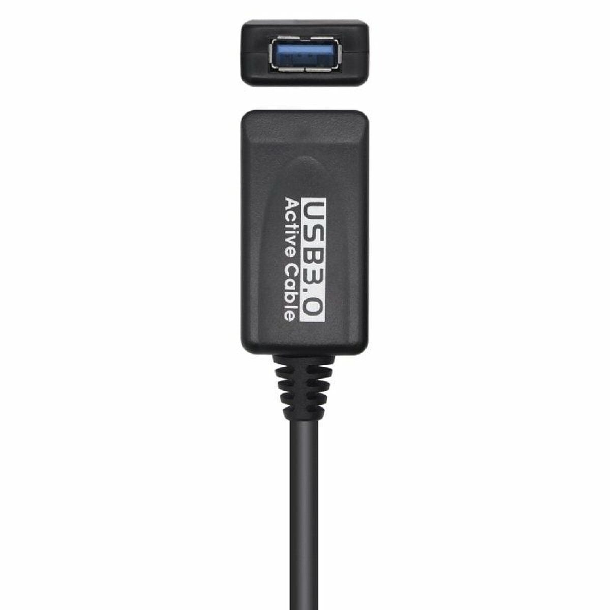 Câble Rallonge à USB Aisens A105-0525 Noir 5 m (1 Unité)