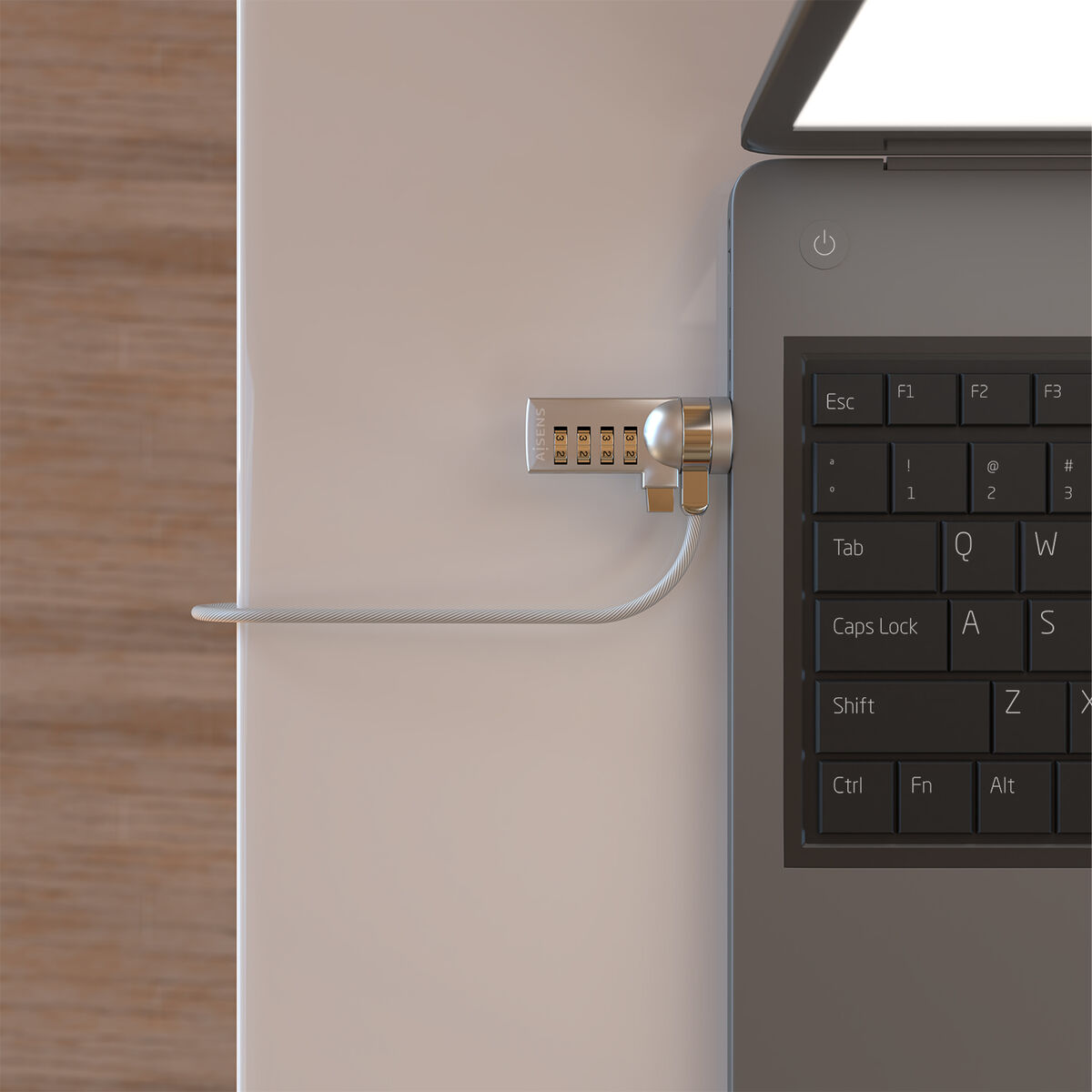 Câble USB Aisens ASLK-D40N01-SL Argenté 1,5 m