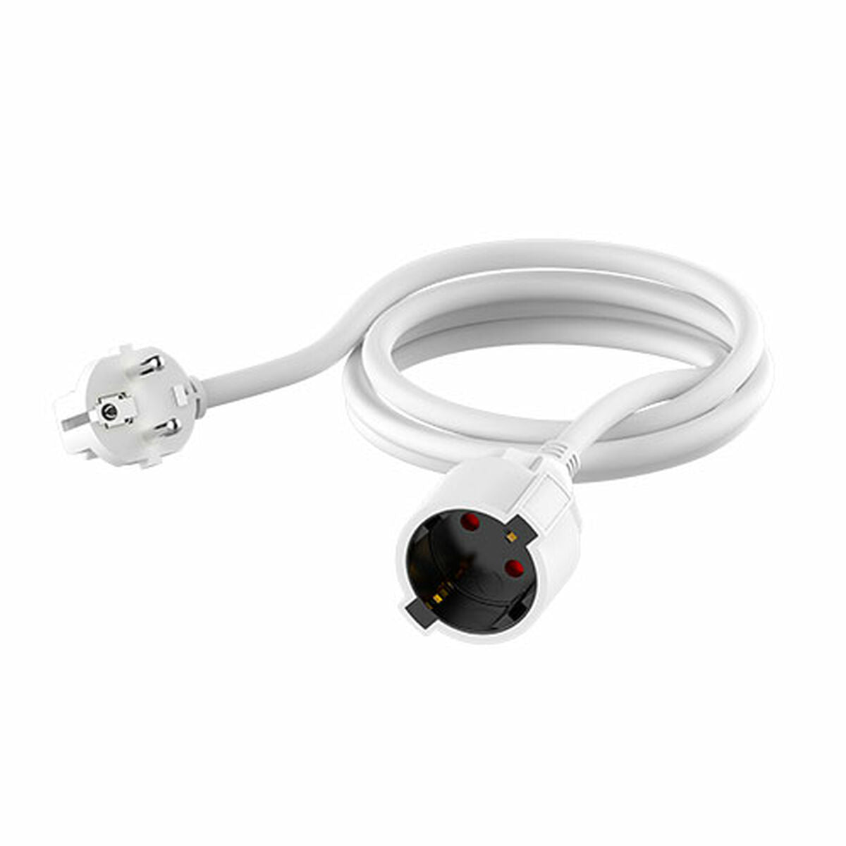 Câble de Rallonge TM Electron IP20 Blanc 3 m Schuko