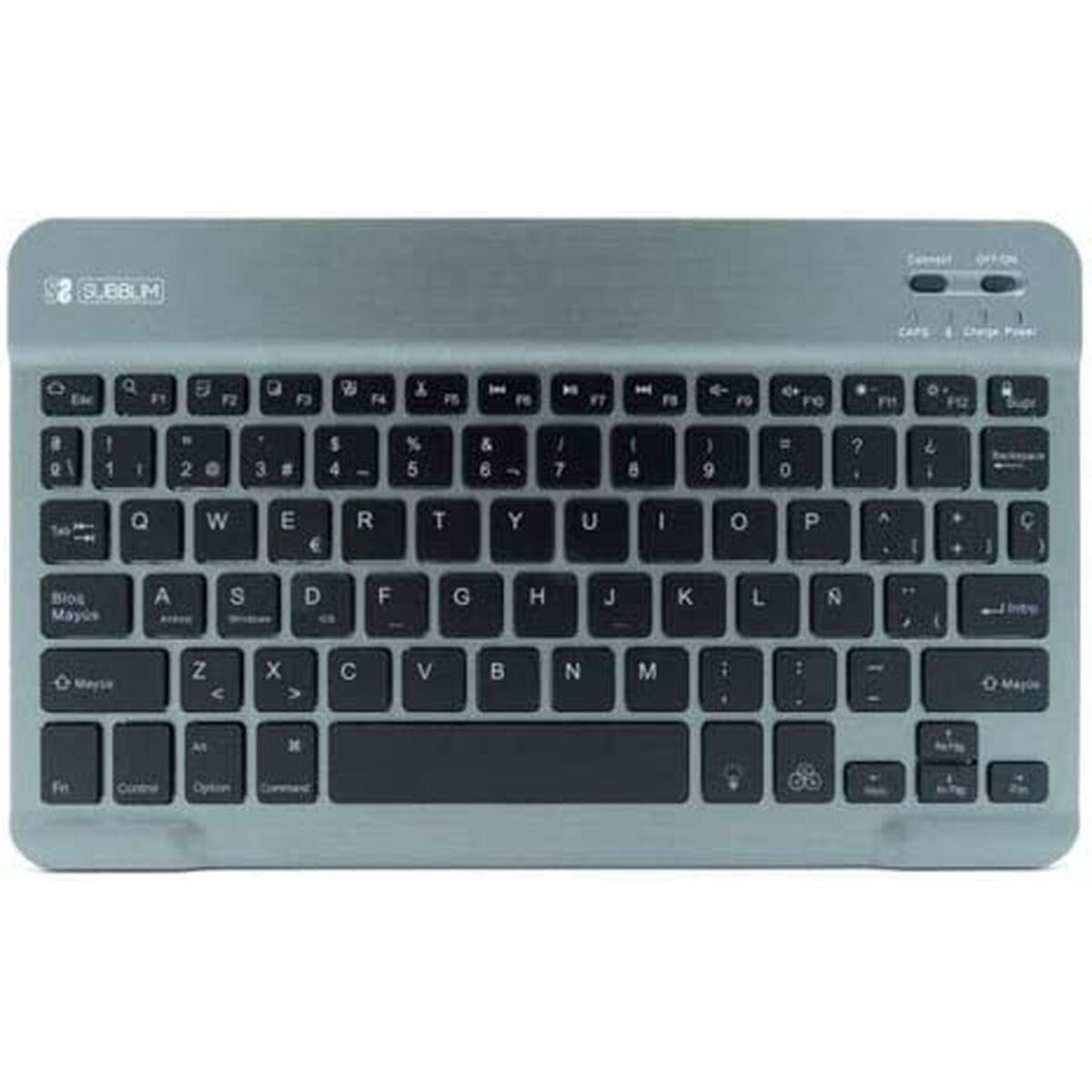 Clavier Bluetooth Subblim SUB-KBT-SMBL31 Gris Espagnol Qwerty