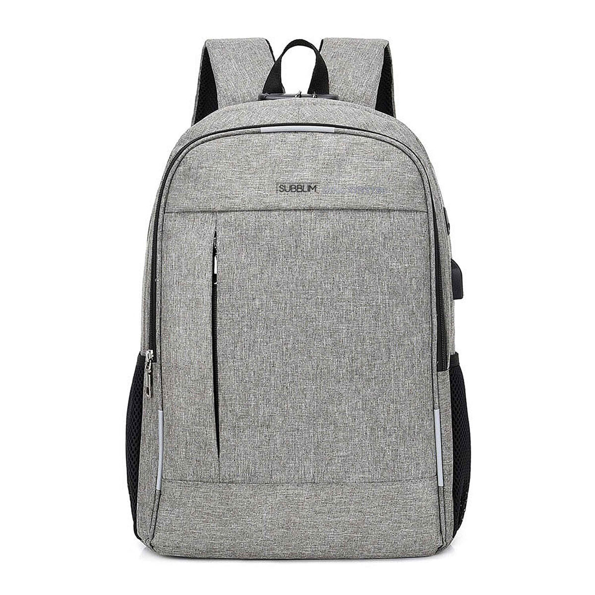 Sac à Dos pour Portable et Tablette avec Sortie USB Subblim SUB-BP-1UL0001 Gris