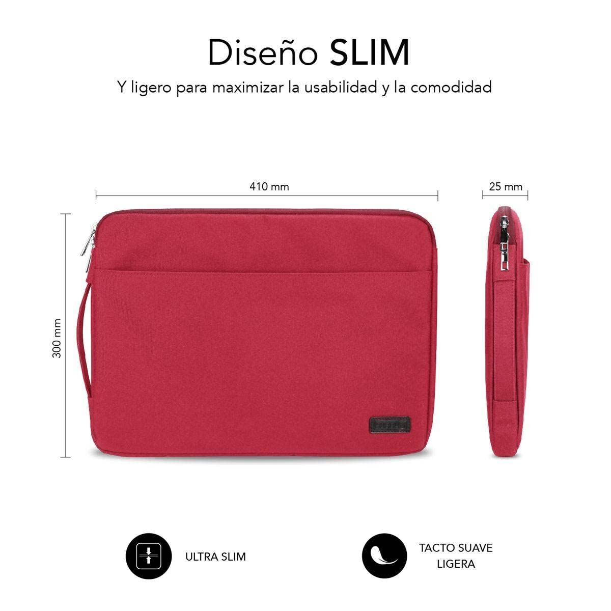 Étui pour Ordinateur Portable Subblim SUB-LS-0PS0103 Rouge 15,6"