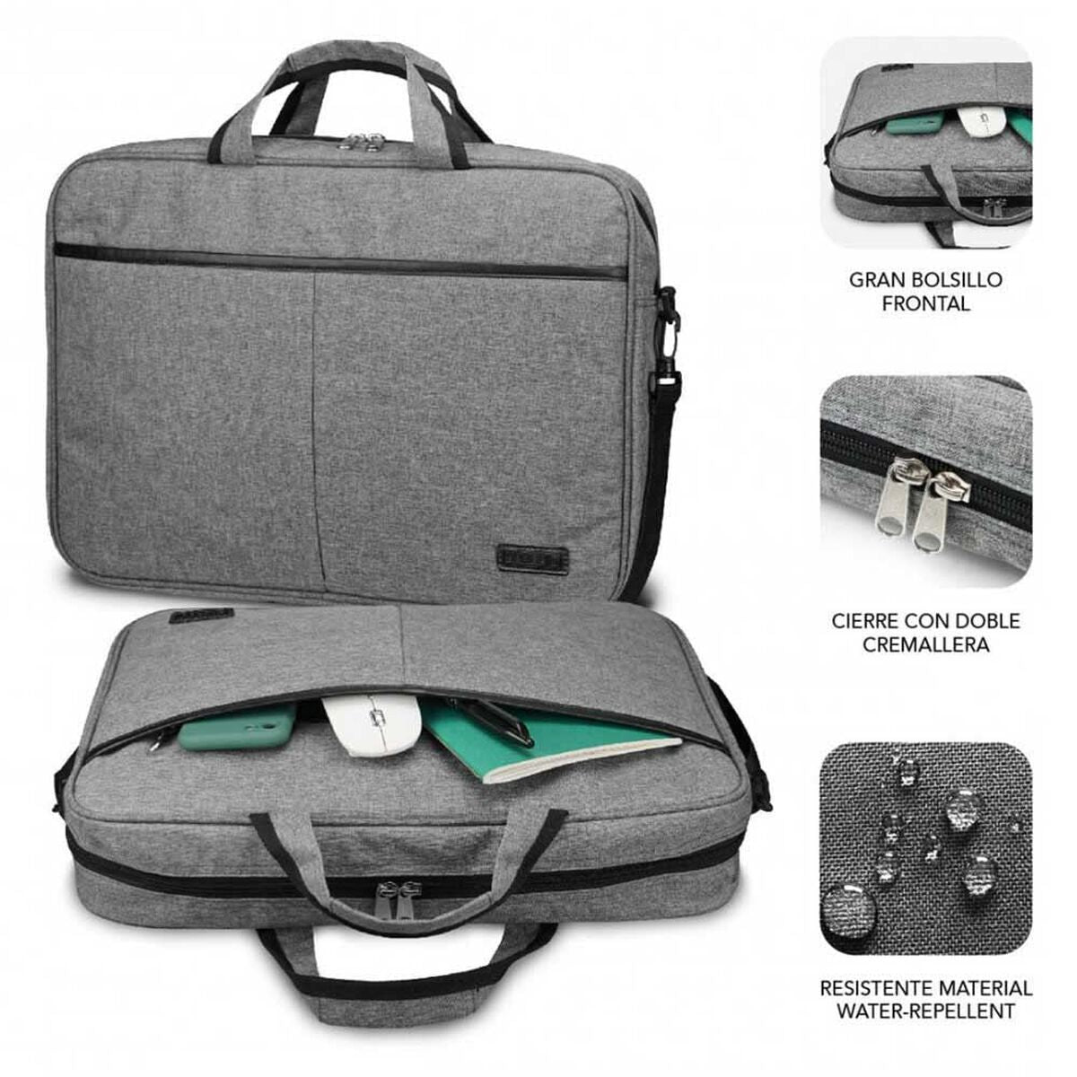 Housse pour ordinateur portable Subblim SUB-LB-3ELB001 Gris 14"