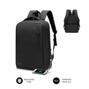 Sac à Dos avec Power Banket Compartiment pour Tablette et Ordinateur Portable Subblim Oxford
