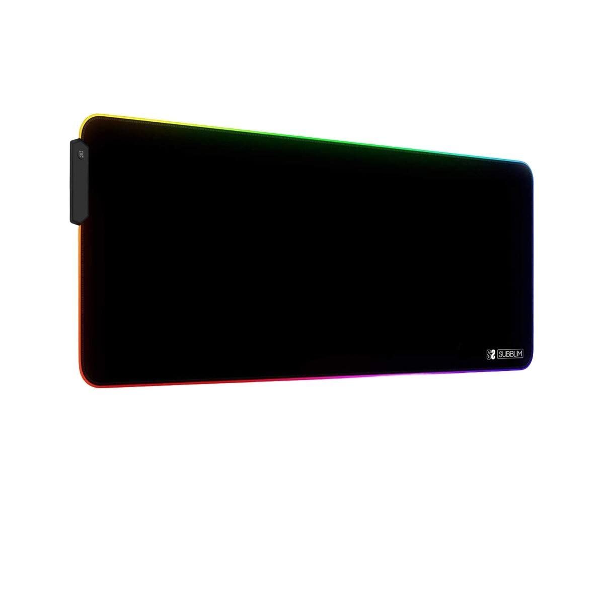 Tapis de Souris Subblim SUBMP-02RGB01 Noir Multicouleur