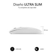 Souris Subblim SUBMO-DFLAT21 Blanc 1600 dpi