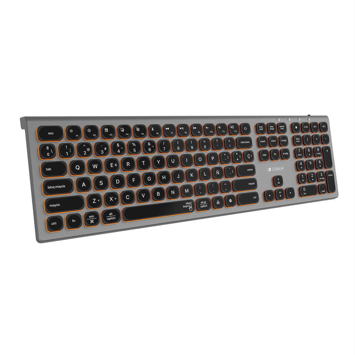 Clavier Bluetooth Subblim SUBKB-3MIE310 Noir