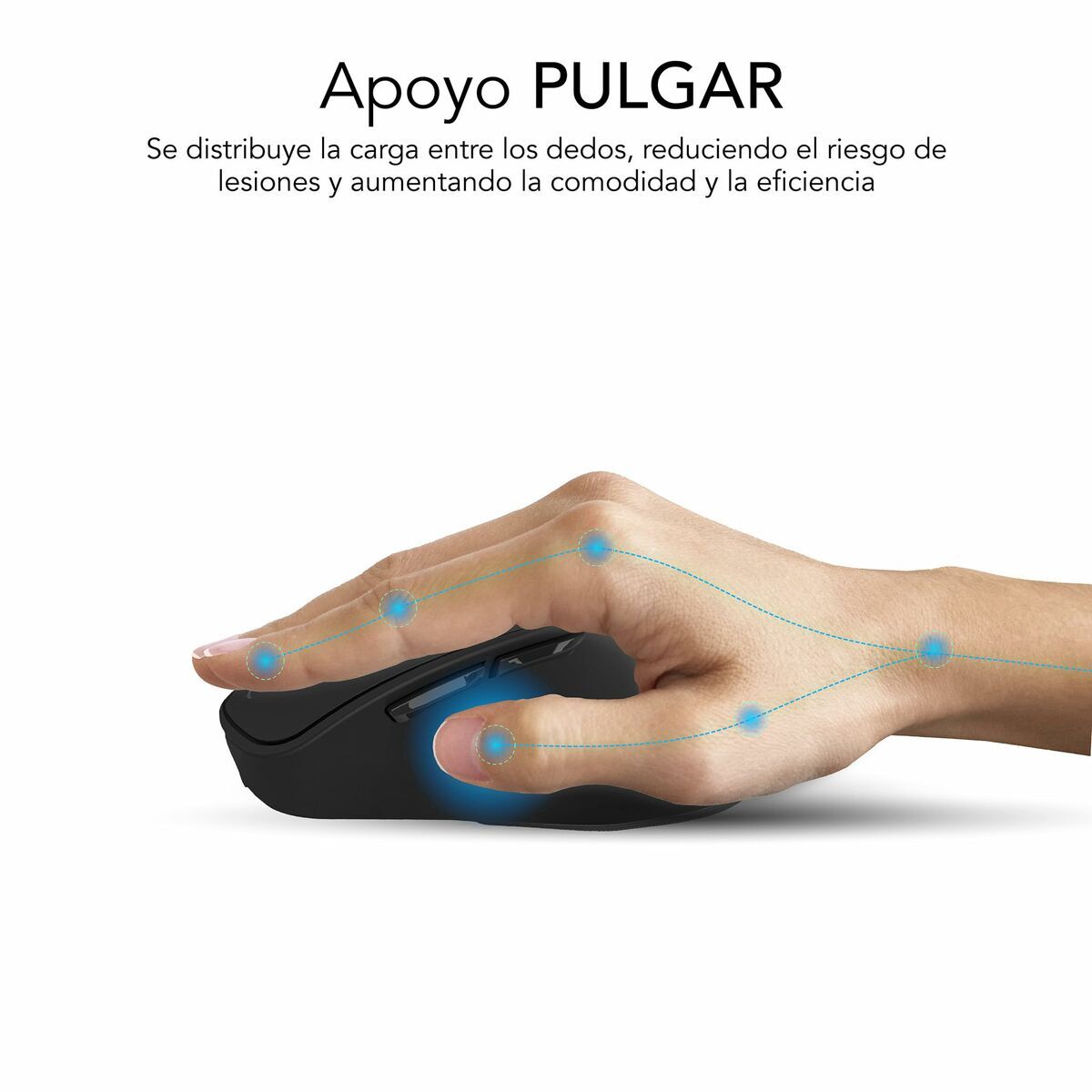 Souris Optique Subblim SUBMO-EDCON01 Noir 2400 dpi