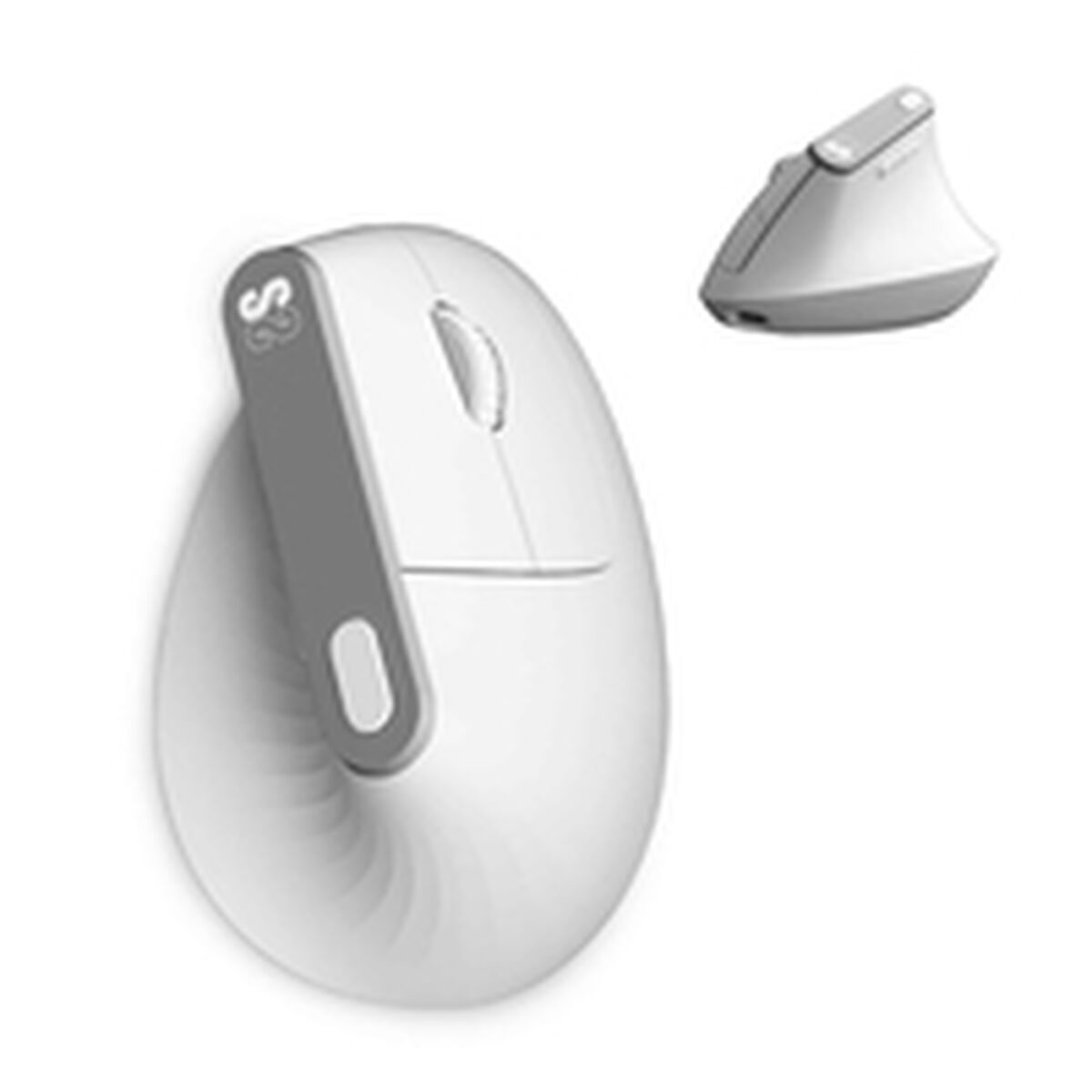 Souris Optique Ergonomique Subblim SUBMO-EDNVW02 Blanc 4000 dpi