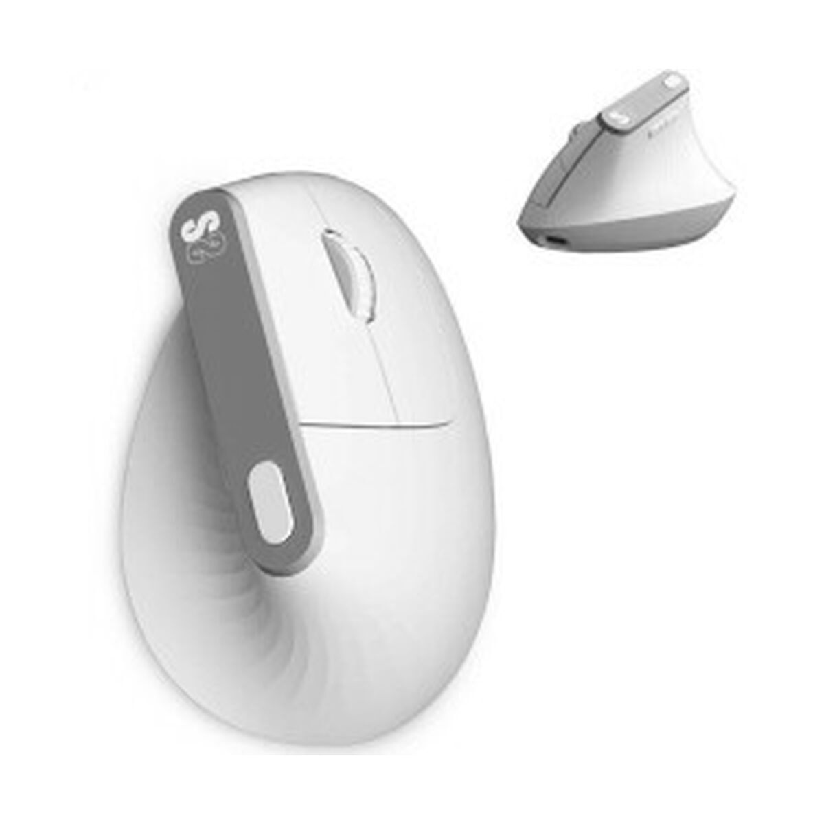 Souris Optique Ergonomique Subblim SUBMO-EDNVW02 Blanc 4000 dpi