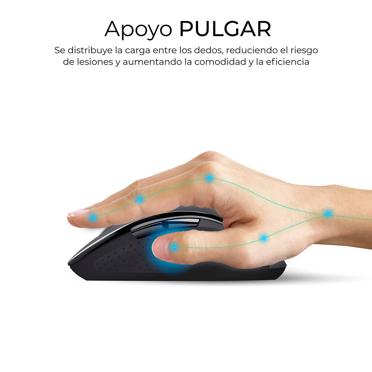 clavier et souris Subblim SUBKBC-DCOPW2 Noir Espagnol Espagnol Qwerty QWERTY