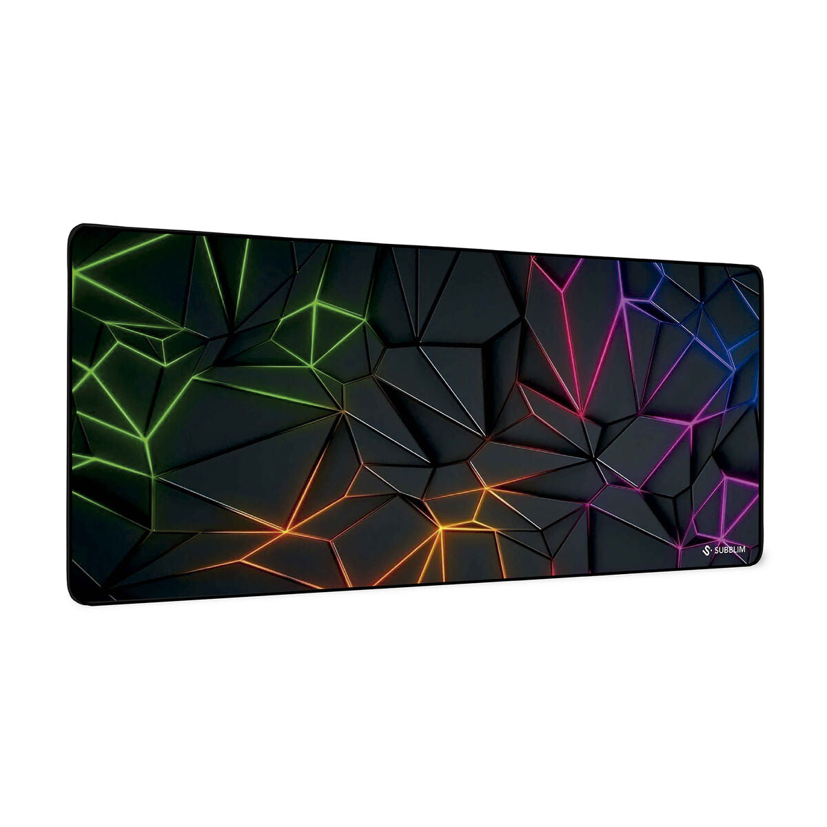 Tapis de Souris Subblim Neon Obsidian XL